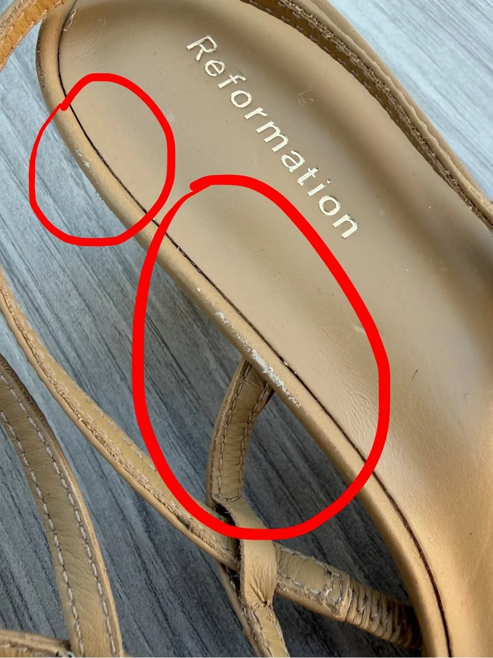 Reformation Serenity Bare Sandal - Picture 4 of 11